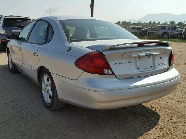 1FAFP55S41G279609 - 2001 FORD TAURUS SES SILVER photo 3