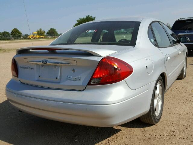 1FAFP55S41G279609 - 2001 FORD TAURUS SES SILVER photo 4