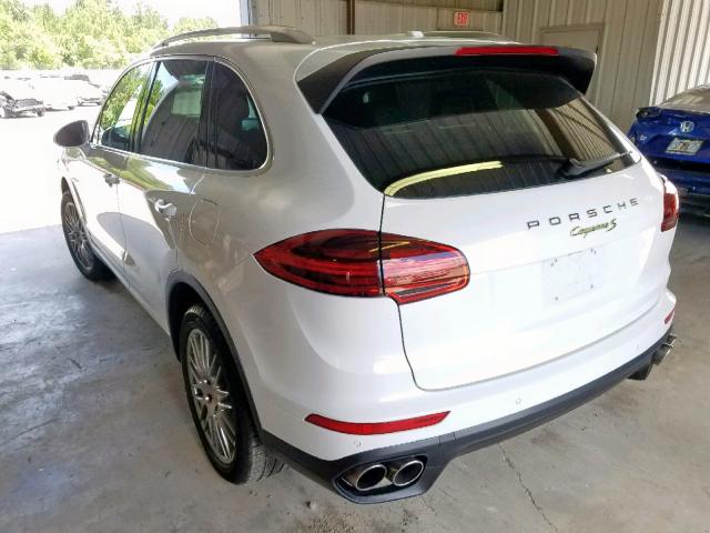 WP1AE2A22GLA58460 - 2016 PORSCHE CAYENNE SE WHITE photo 3