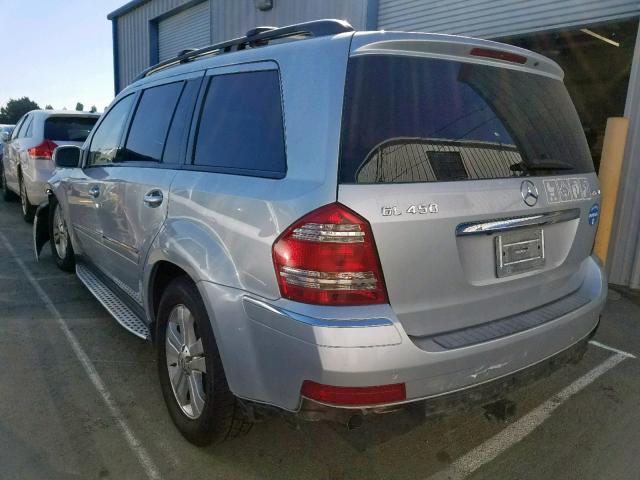 4JGBF71E57A262820 - 2007 MERCEDES-BENZ GL 450 4MA SILVER photo 3