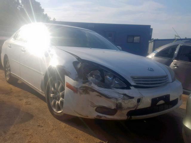 JTHBF30G336005358 - 2003 LEXUS ES 300 WHITE photo 1