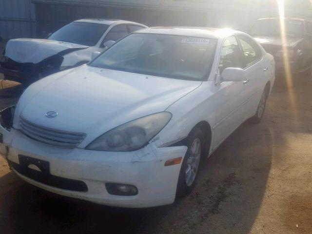 JTHBF30G336005358 - 2003 LEXUS ES 300 WHITE photo 2