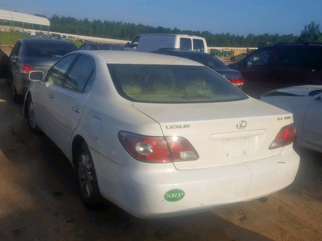 JTHBF30G336005358 - 2003 LEXUS ES 300 WHITE photo 3