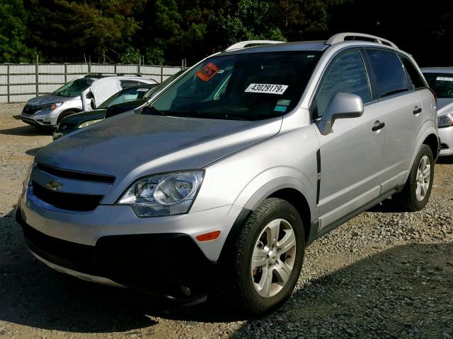 3GNAL2EK0ES567186 - 2014 CHEVROLET CAPTIVA LS ვერცხლისფერი ფოტო 2