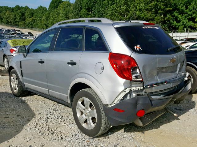 3GNAL2EK0ES567186 - 2014 CHEVROLET CAPTIVA LS ვერცხლისფერი ფოტო 3