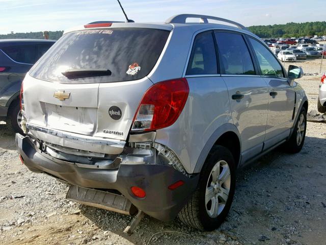 3GNAL2EK0ES567186 - 2014 CHEVROLET CAPTIVA LS ვერცხლისფერი ფოტო 4