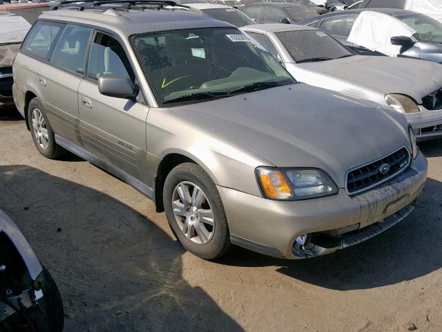 4S3BH815947617467 - 2004 SUBARU LEGACY OUT BEIGE photo 1