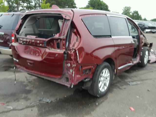 2C4RC1DG6HR520541 - 2017 CHRYSLER PACIFICA T RED photo 4