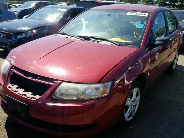 1G8AJ55F37Z195443 - 2007 SATURN ION LEVEL MAROON photo 2