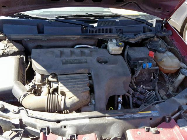1G8AJ55F37Z195443 - 2007 SATURN ION LEVEL MAROON photo 7