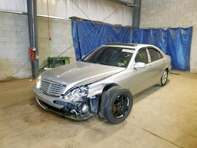 WDBNG84J16A476195 - 2006 MERCEDES-BENZ S 500 4MAT SILVER photo 2