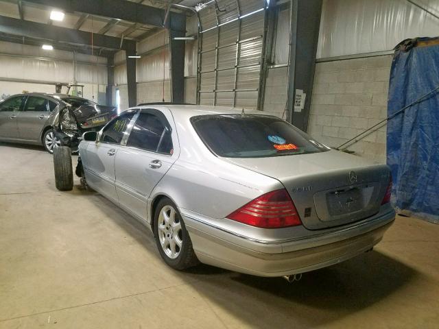 WDBNG84J16A476195 - 2006 MERCEDES-BENZ S 500 4MAT SILVER photo 3