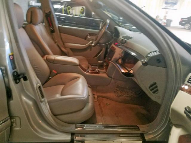 WDBNG84J16A476195 - 2006 MERCEDES-BENZ S 500 4MAT SILVER photo 5