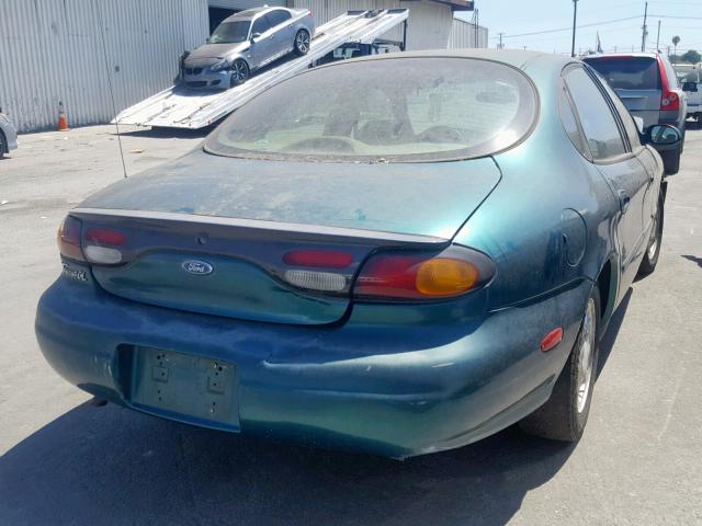 1FALP52U4VG224074 - 1997 FORD TAURUS GL TURQUOISE photo 4