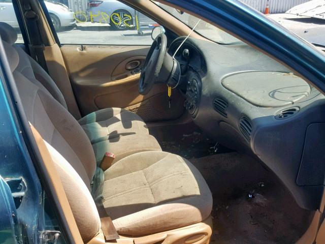 1FALP52U4VG224074 - 1997 FORD TAURUS GL TURQUOISE photo 5