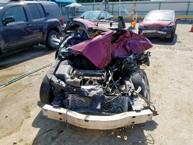 1G8AL55F66Z140932 - 2006 SATURN ION LEVEL BURGUNDY photo 10