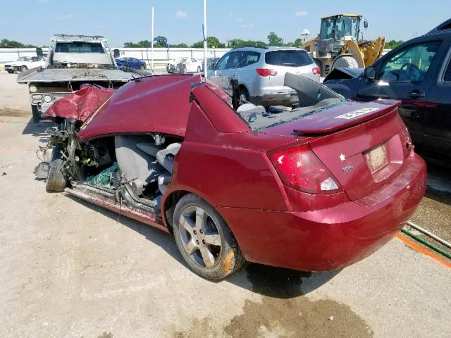 1G8AL55F66Z140932 - 2006 SATURN ION LEVEL BURGUNDY photo 3