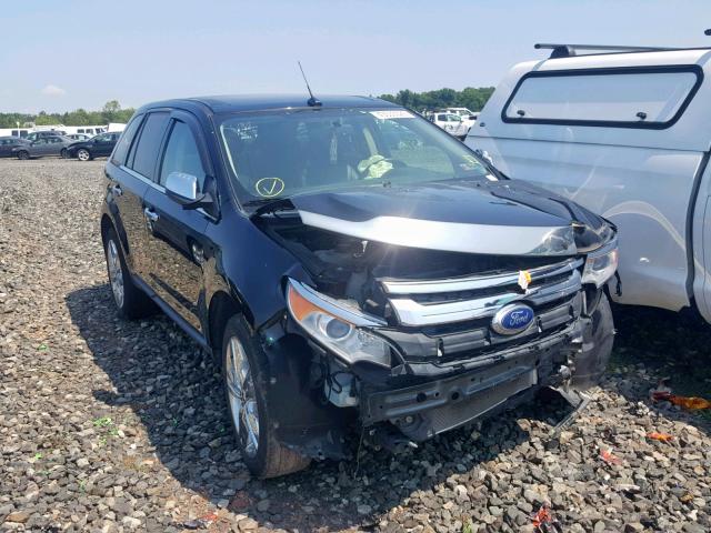 2FMDK4JC3DBB62720 - 2013 FORD EDGE SEL BLACK photo 1