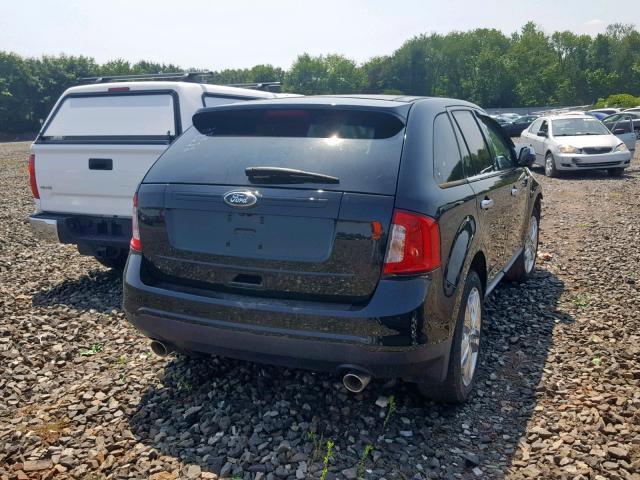 2FMDK4JC3DBB62720 - 2013 FORD EDGE SEL BLACK photo 4