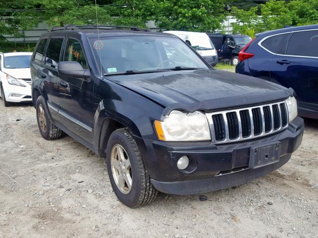 1J4HR58N16C116170 - 2006 JEEP GRAND CHER BLACK photo 1