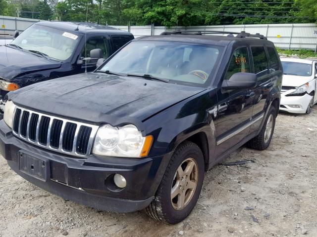 1J4HR58N16C116170 - 2006 JEEP GRAND CHER BLACK photo 2