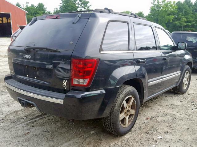 1J4HR58N16C116170 - 2006 JEEP GRAND CHER BLACK photo 4