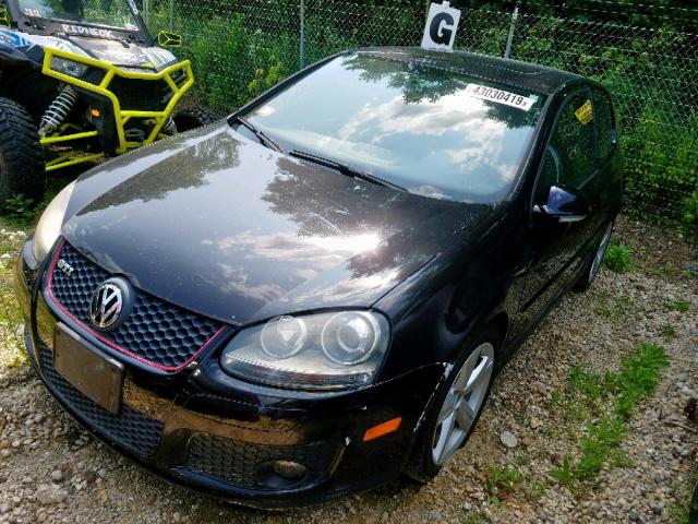 WVWFV71K37W252031 - 2007 VOLKSWAGEN NEW GTI FA BLACK photo 2