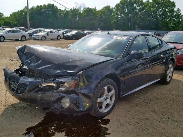 2G2WR524041126225 - 2004 PONTIAC GRAND PRIX BLACK photo 2
