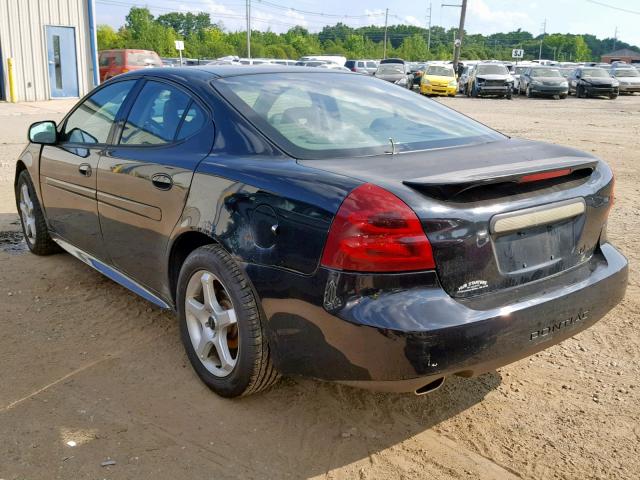 2G2WR524041126225 - 2004 PONTIAC GRAND PRIX BLACK photo 3