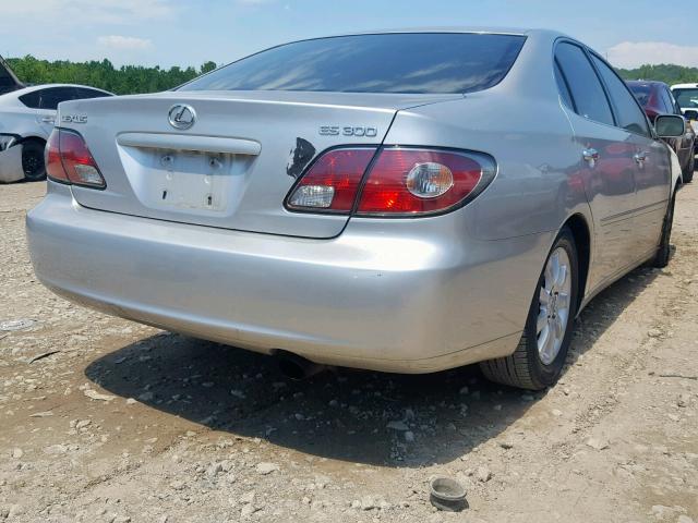 JTHBF30G625001745 - 2002 LEXUS ES 300 SILVER photo 4