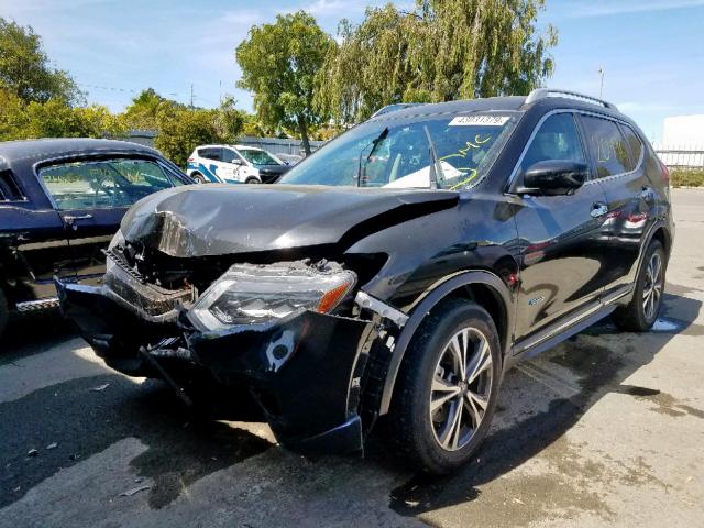 5N1ET2MV9HC794016 - 2017 NISSAN ROGUE SV H BLACK photo 2