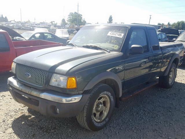 1FTZR45E62TA67387 - 2002 FORD RANGER SUP GREEN photo 2