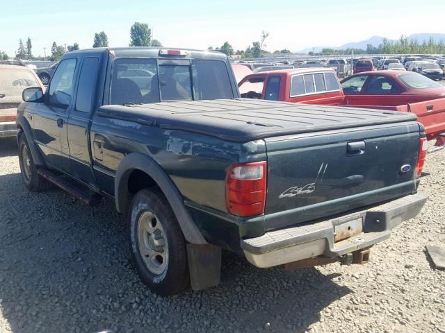 1FTZR45E62TA67387 - 2002 FORD RANGER SUP GREEN photo 3