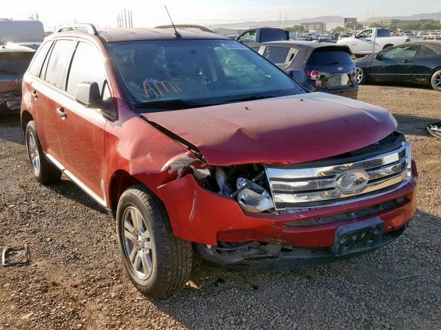 2FMDK36C28BB08656 - 2008 FORD EDGE SE RED photo 1