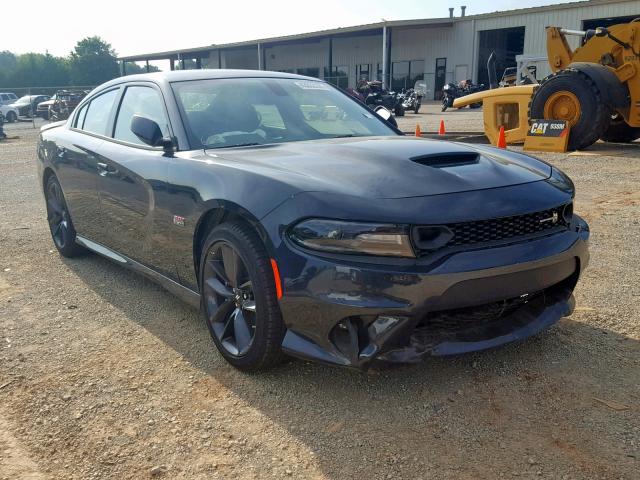 2C3CDXGJ5KH598436 - 2019 DODGE CHARGER SC GRAY photo 1