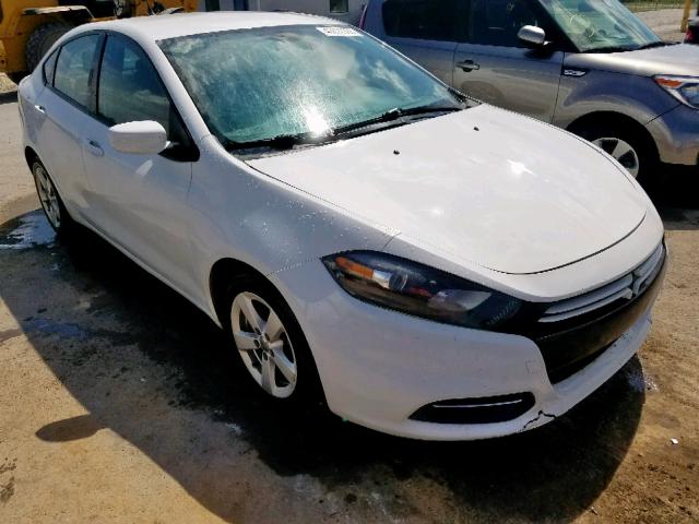 1C3CDFBB3FD306375 - 2015 DODGE DART SXT WHITE photo 1