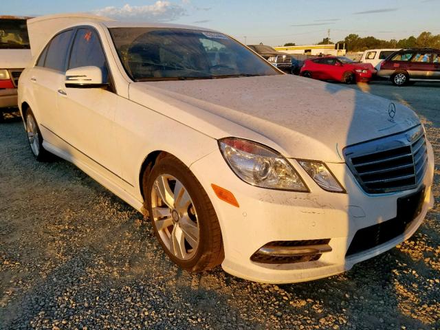 WDDHF2EB5DA675114 - 2013 MERCEDES-BENZ E 350 BLUE WHITE photo 1