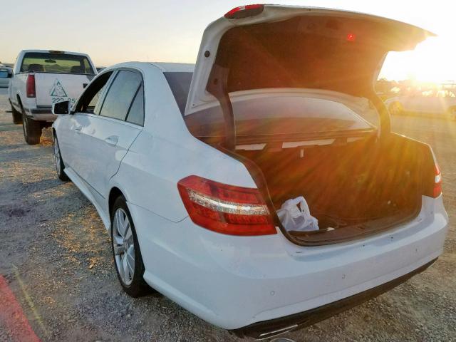 WDDHF2EB5DA675114 - 2013 MERCEDES-BENZ E 350 BLUE WHITE photo 3