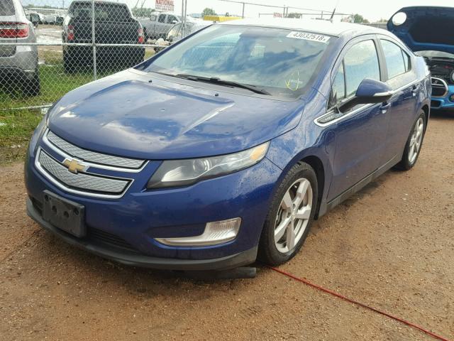 1G1RB6E40CU118992 - 2012 CHEVROLET VOLT BLUE photo 2