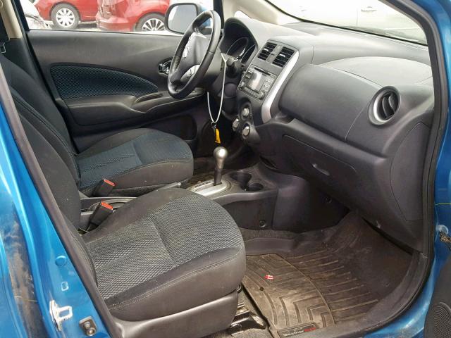 3N1CE2CP6EL352967 - 2014 NISSAN VERSA NOTE BLUE photo 5