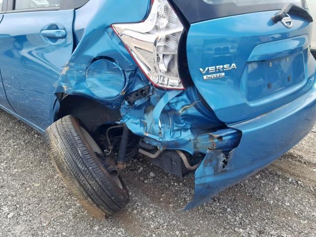 3N1CE2CP6EL352967 - 2014 NISSAN VERSA NOTE BLUE photo 9