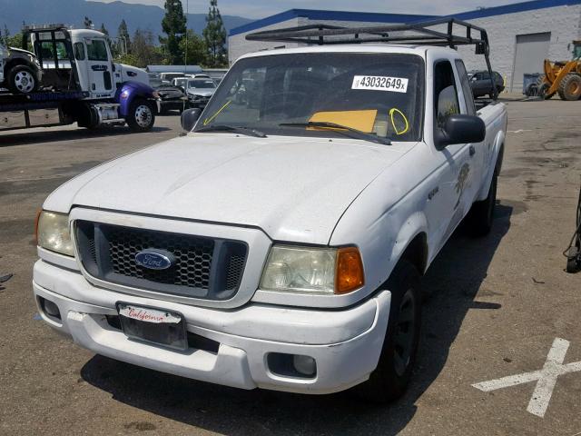 1FTYR14U25PA14573 - 2005 FORD RANGER SUP WHITE photo 2