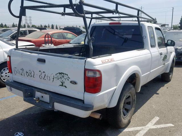 1FTYR14U25PA14573 - 2005 FORD RANGER SUP WHITE photo 4