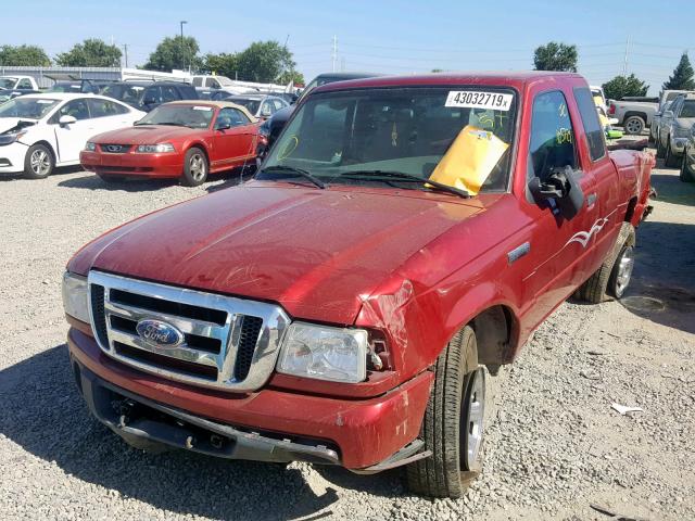 1FTYR14D89PA62469 - 2009 FORD RANGER SUP RED photo 2