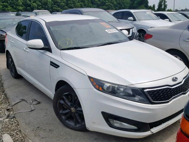 5XXGN4A64CG062367 - 2012 KIA OPTIMA EX WHITE photo 1