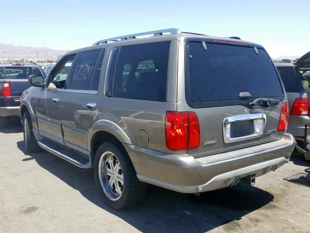 5LMFU28R61LJ30967 - 2001 LINCOLN NAVIGATOR BEIGE photo 3