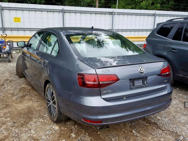 3VWD17AJ9GM272890 - 2016 VOLKSWAGEN JETTA SPOR GRAY photo 3