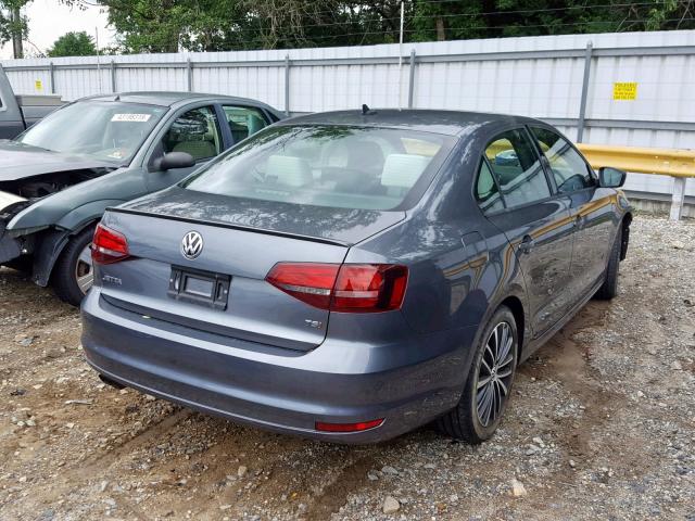 3VWD17AJ9GM272890 - 2016 VOLKSWAGEN JETTA SPOR GRAY photo 4