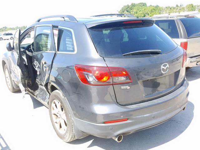 JM3TB2CA0F0453106 - 2015 MAZDA CX-9 TOURI GRAY photo 3