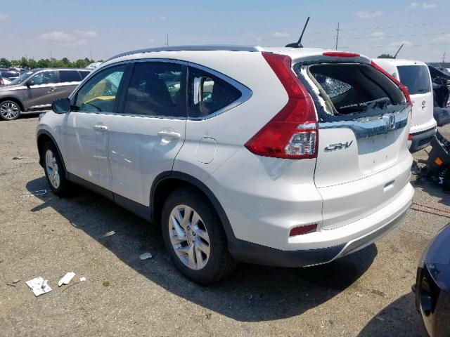 5J6RM3H7XGL024694 - 2016 HONDA CR-V EXL WHITE photo 3